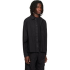 Stone Island Black 1200005 Stretch Cotton Tela 'PARACADUTE' Shirt