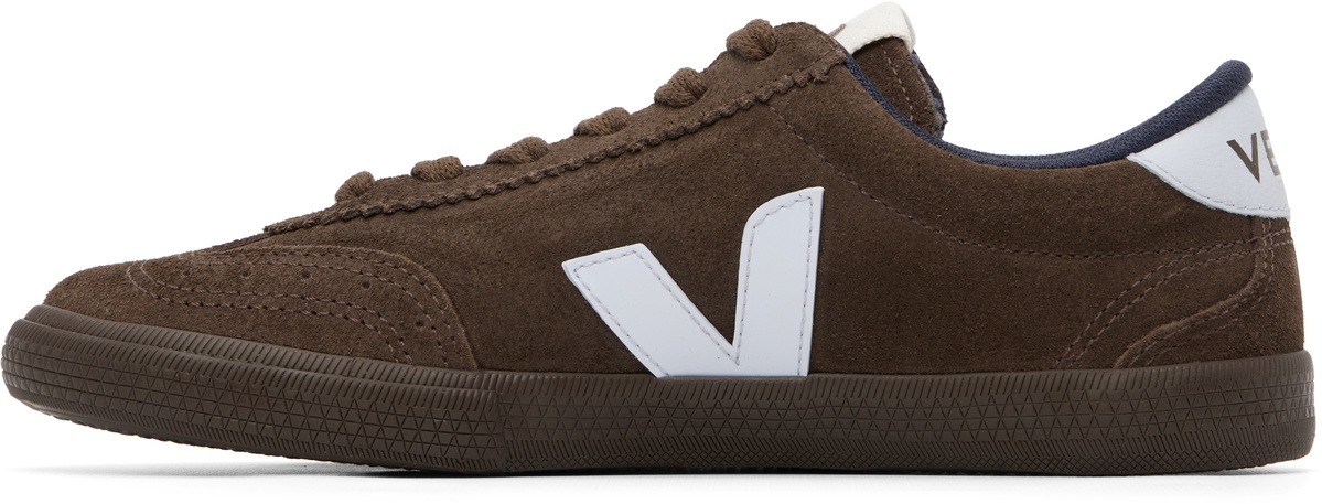 VEJA Brown Volley Suede Sneakers