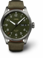 Oris - TLP Big Crown ProPilot Limited Edition Automatic 44mm Stainless Steel and Ventile Watch, Ref. No. 01 752 7760 4287-Set