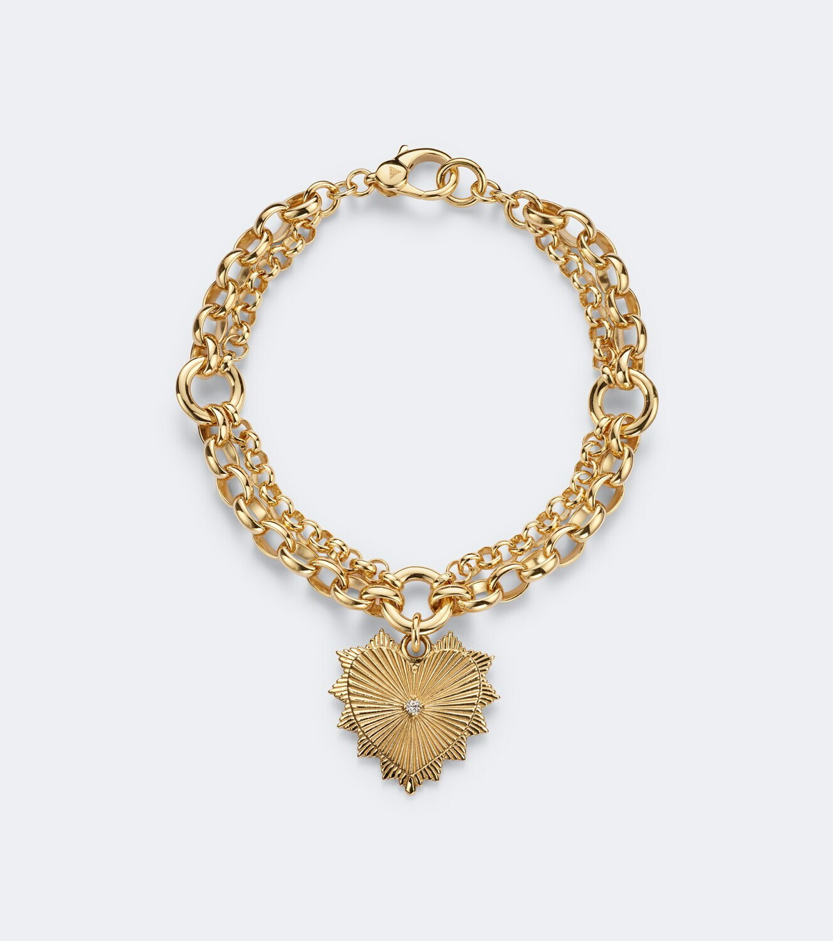 FoundRae True Love 18kt gold bracelet with diamond