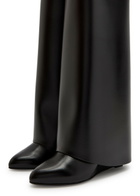 Givenchy Shark Lock 90 Leather Knee-high Boots Black