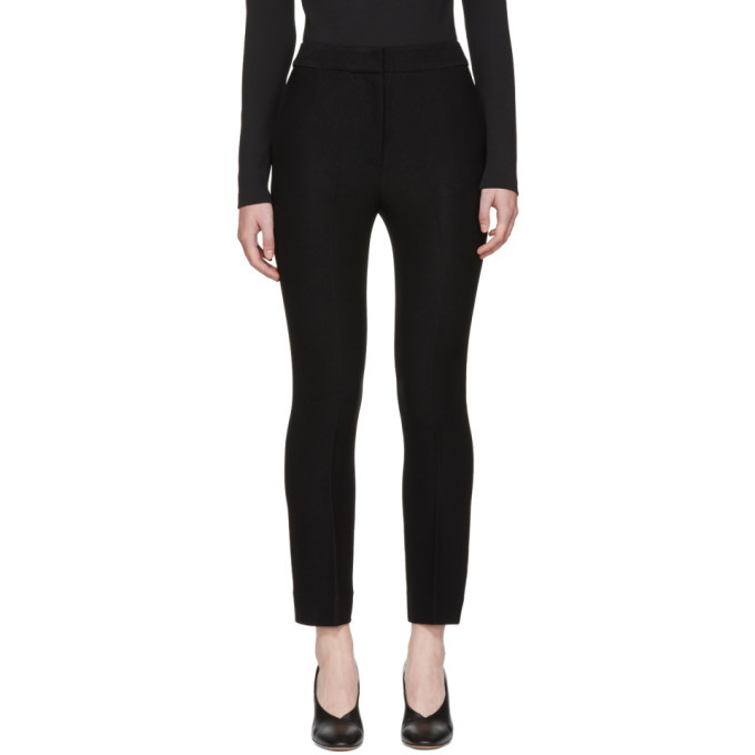 Wendelborn Black Flare Cigarette Trousers