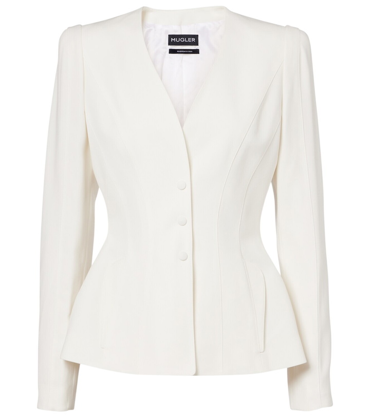 Photo: Mugler re/edit single-breasted blazer