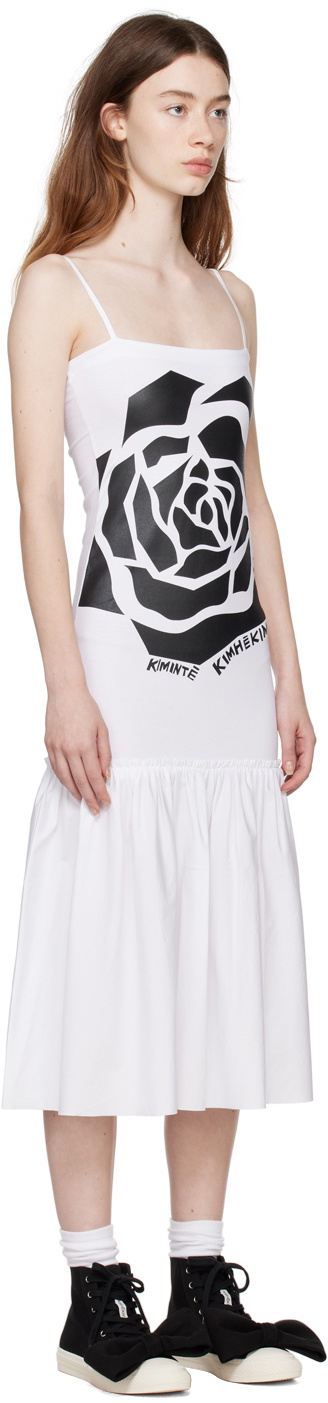 KIMHĒKIM SSENSE Exclusive White Rosamund Midi Dress