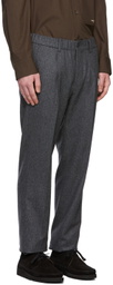Ring Jacket Grey Wool Flannel Trousers