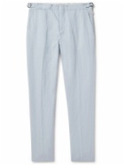 Orlebar Brown - Griffon Straight-Leg Linen-Twill Trousers - Blue