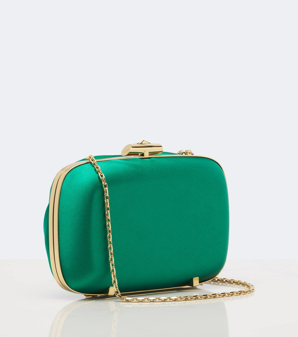 Roger Vivier Rose Vivier satin clutch