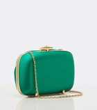 Roger Vivier Rose Vivier satin clutch