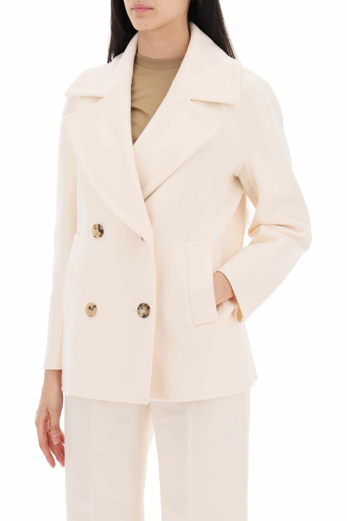 MAX MARA edgard double-breasted wool and cashmere White Max Mara MAX MARA edgard double-breasted wool and cashmere White Max Mara