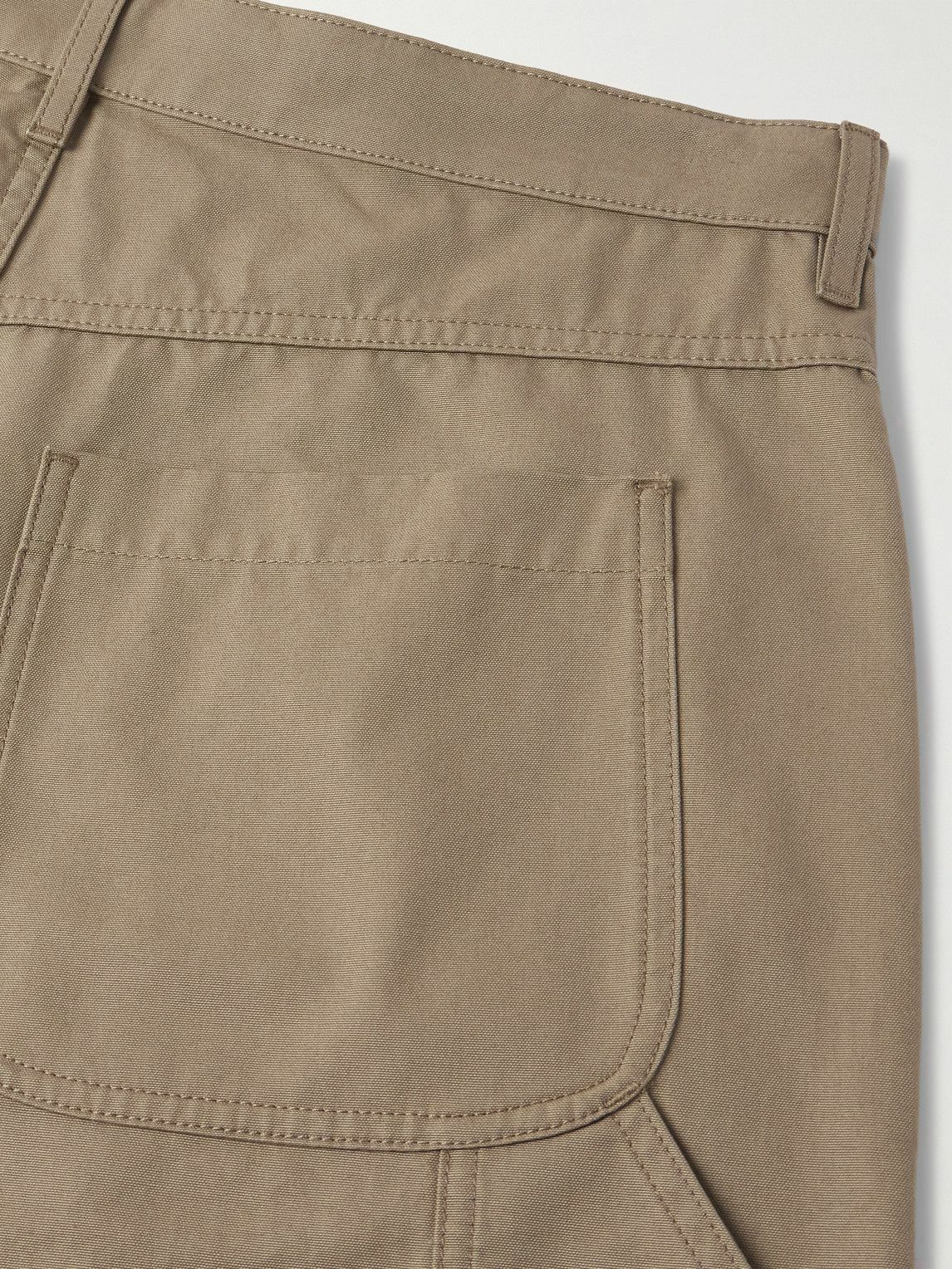 Valentino Garavani - Straight-Leg Cotton-Canvas Cargo Trousers - Neutrals