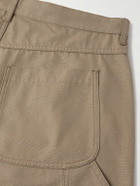 Valentino Garavani - Straight-Leg Cotton-Canvas Cargo Trousers - Neutrals