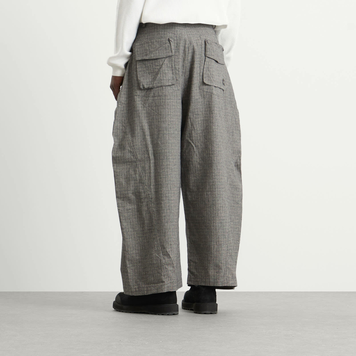 Gander Men's Pennine Trousers in Speckled Black