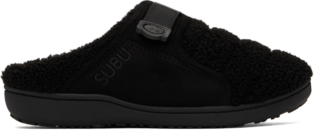 A.P.C. Black SUBU Edition Belt Line Slippers