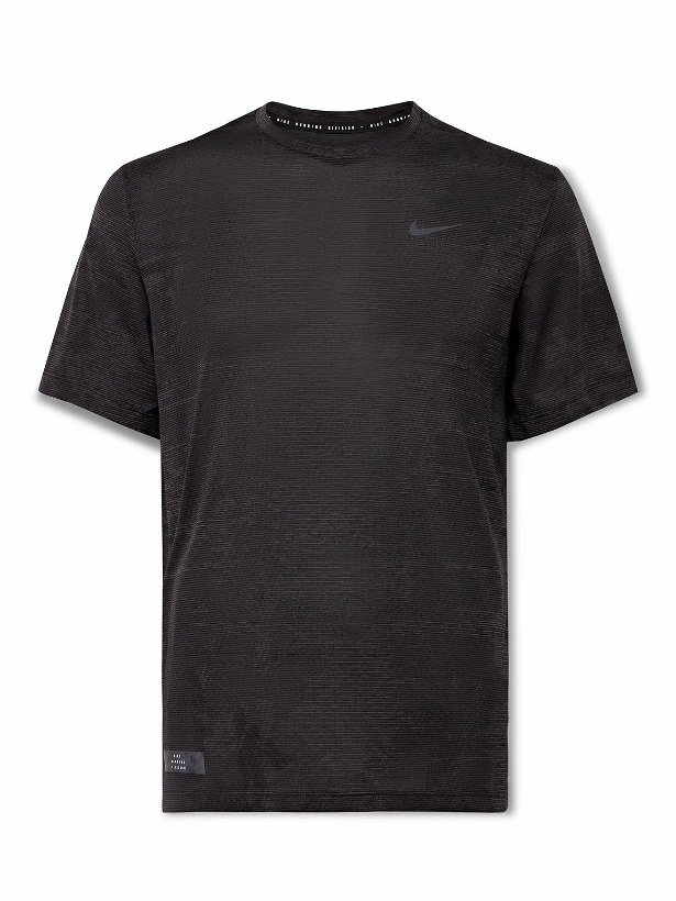 Photo: Nike Running - Logo-Print Dri-FIT ADV Running T-Shirt - Gray