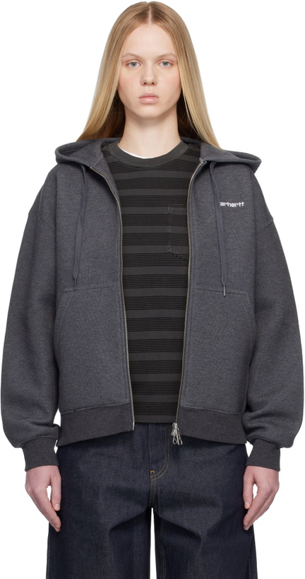 Photo: Carhartt Work In Progress Black Alda Hoodie