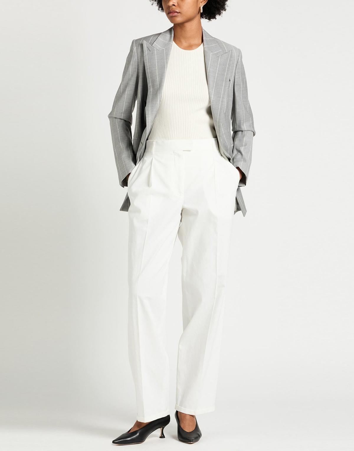 The Row Womens Pants in White