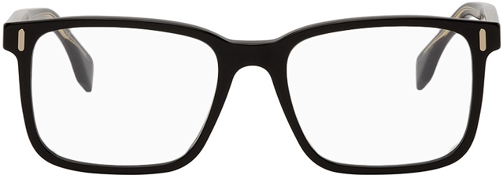 Photo: Fendi Black Rectangular Glasses