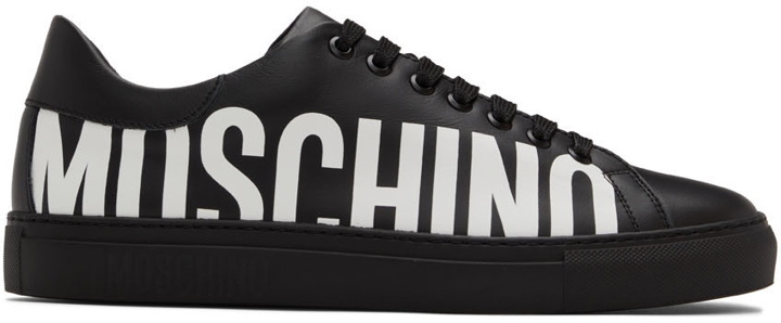 Photo: Moschino Black Logo Sneakers
