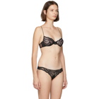 Kiki de Montparnasse Black Leche-Moi Demi Underwire Bra