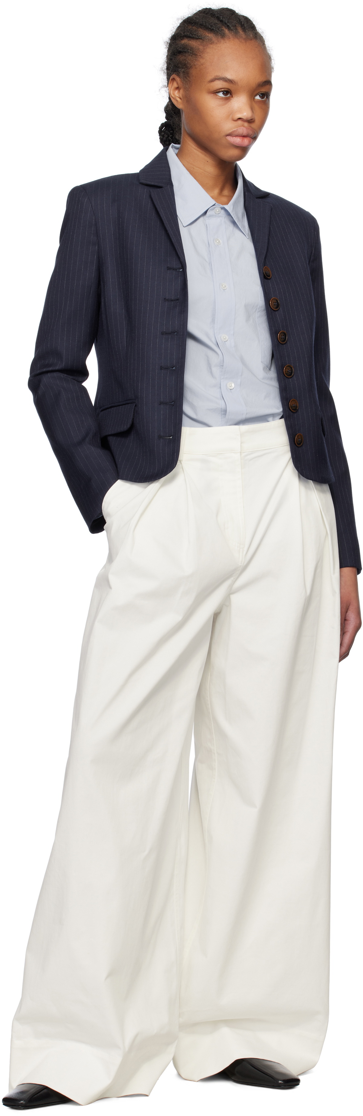 The Garment White Avelino Trousers