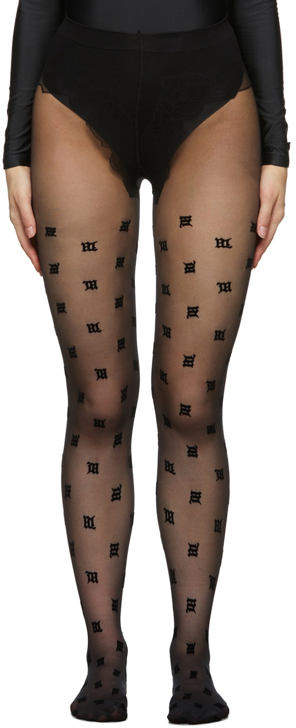 MISBHV - Brown Monogram High-Waisted Leggings