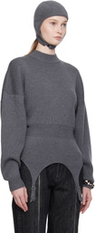 Jean Paul Gaultier Gray 'The Garter' Sweater