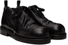 Comme des Garçons Homme Plus Black KIDS LOVE GAITE Edition Leather Derbys