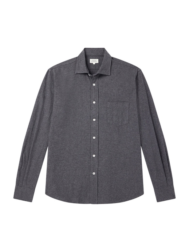 Photo: Hartford - Paul Cotton-Flannel Shirt - Gray