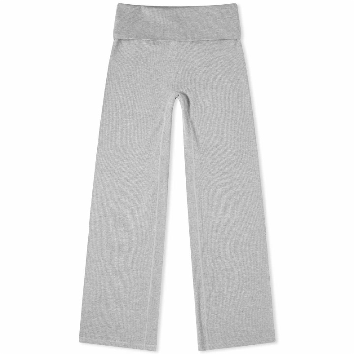 Photo: Adanola Women's Rib Fold Over Pants in Grey
