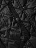 Barbour White Label - Engineered Garments Staten Corduroy-Trimmed Padded Quilted Shell Jacket - Black