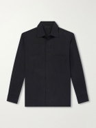 Saman Amel - Silk Overshirt - Black