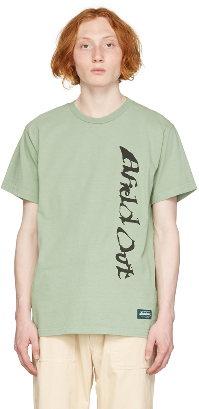 Photo: Afield Out Green Cotton T-Shirt