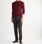 Canali - Merino Wool Sweater - Burgundy