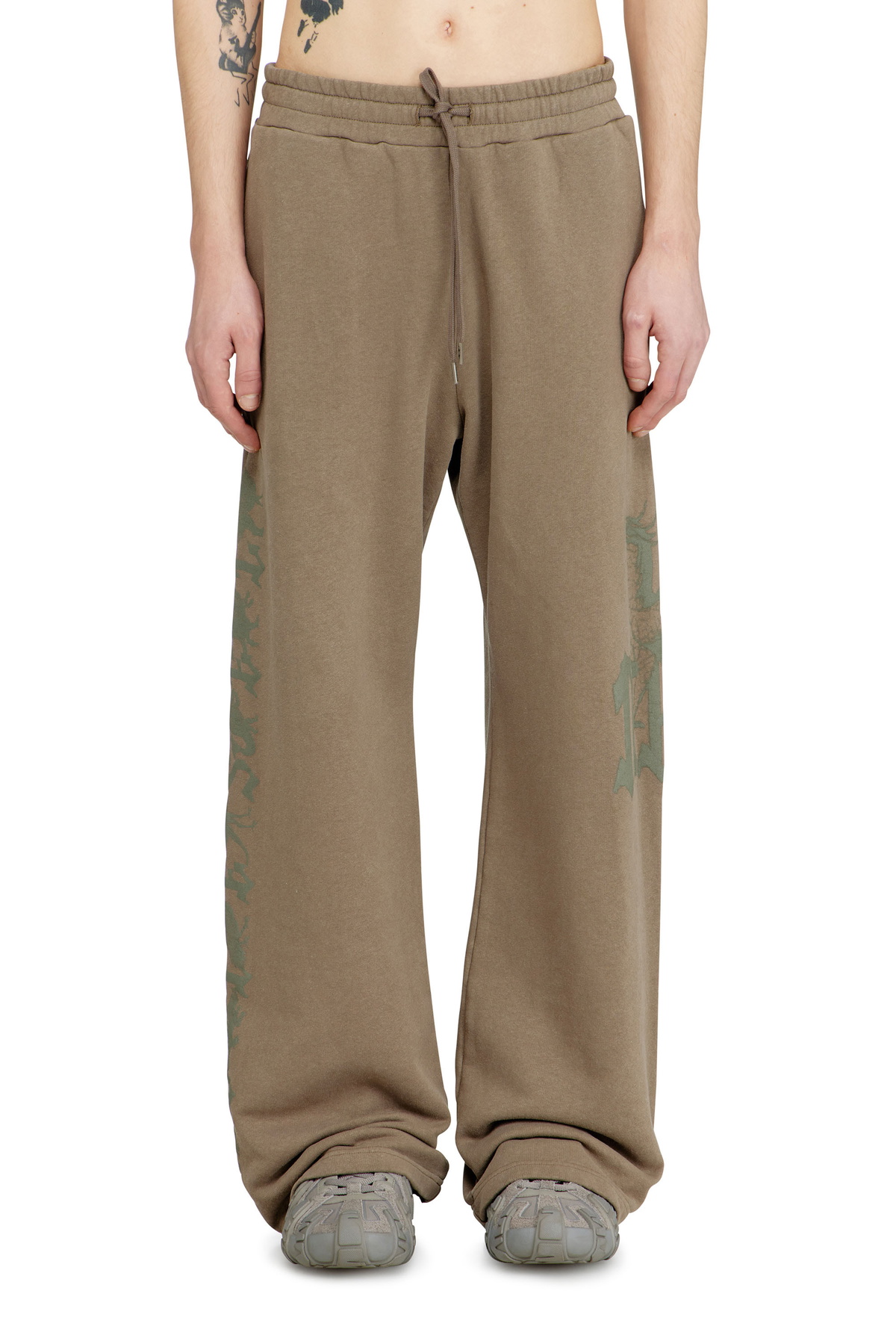 Diesel Gray P-Leo-Dev Sweatpants Diesel