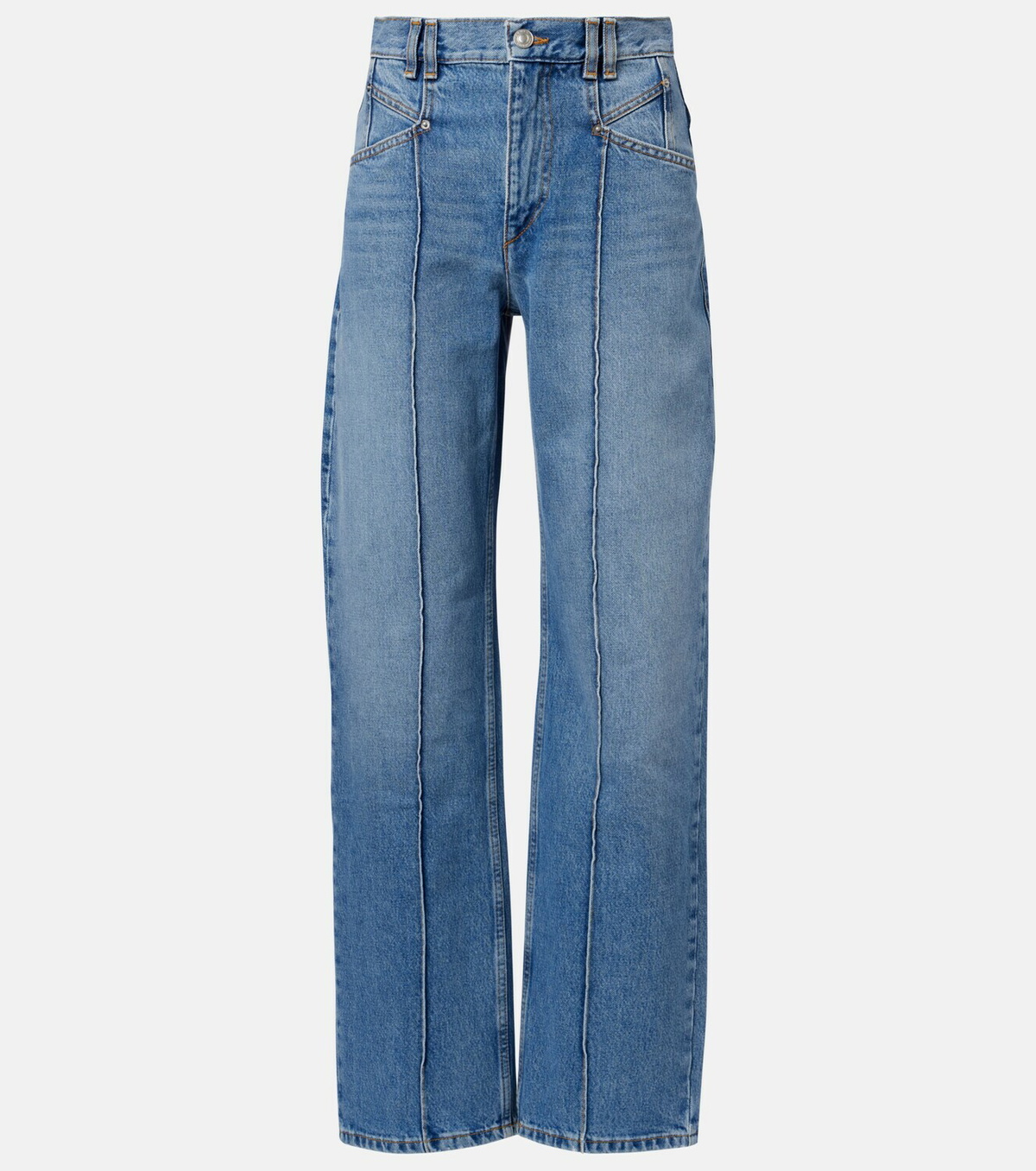 Isabel Marant Drolane high-rise straight jeans