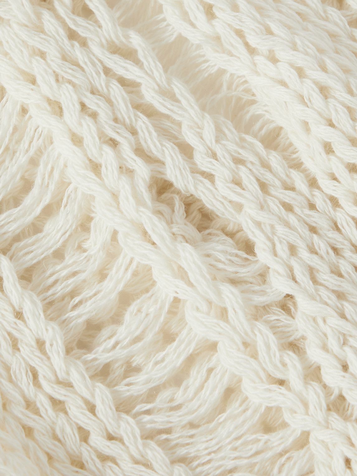 AIREI - Distressed Recycled-Cashmere and Wool-Blend Beanie