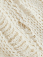 AIREI - Distressed Recycled-Cashmere and Wool-Blend Beanie