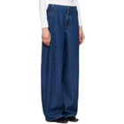 Jil Sander Navy Relaxed Lightweight Jeans