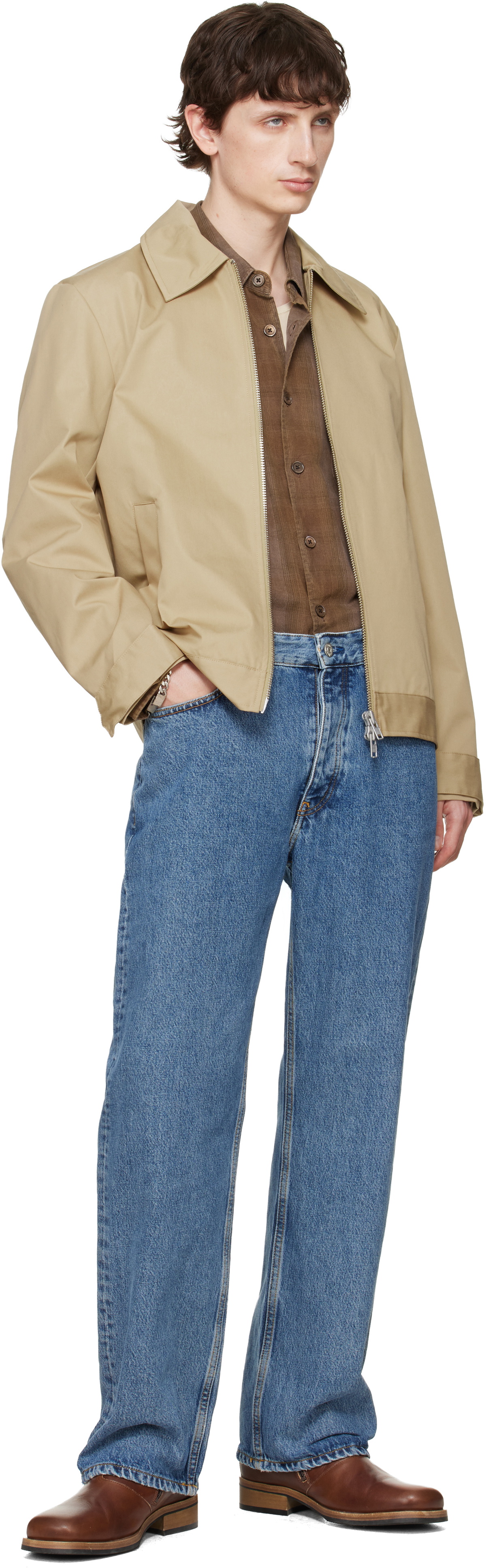 Won Hundred Beige Peter Cotton Jacket