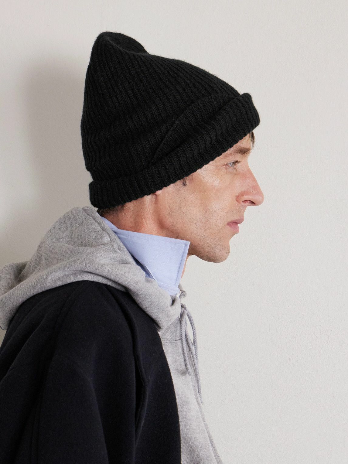 The Elder Statesman - Statesman Ribbed Cashmere Beanie