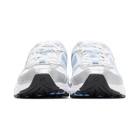 New Balance White and Blue 530 Sneakers