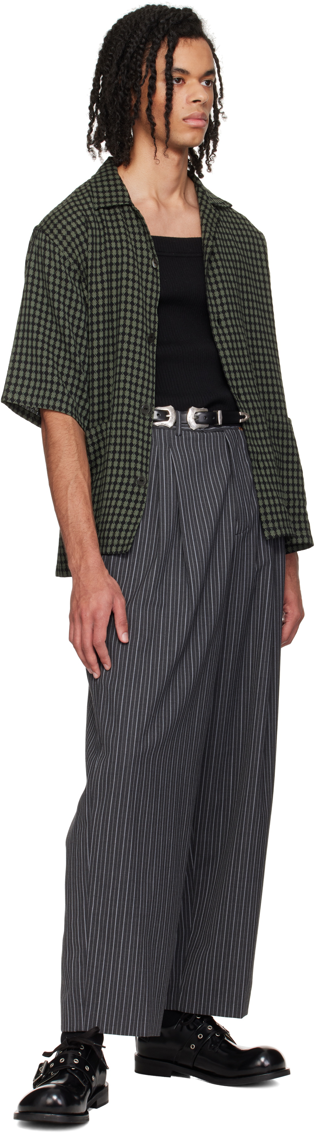 Toga Virilis Black Double Buckle Belt