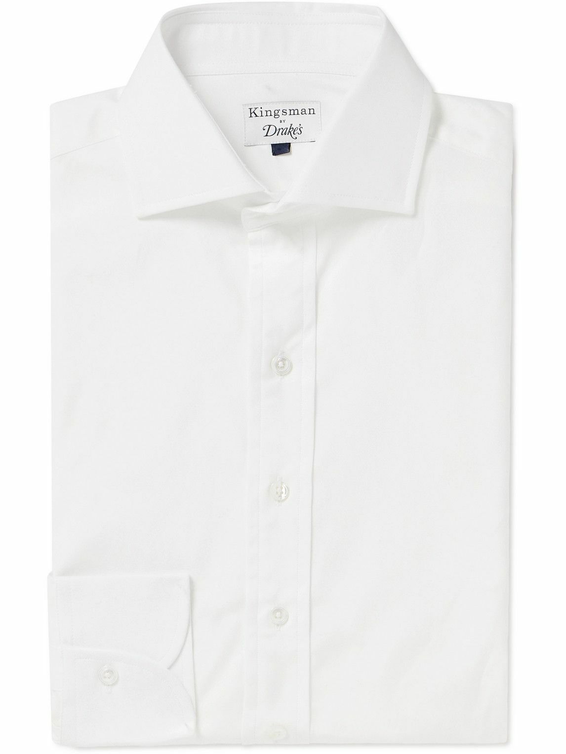 kingsman dress shirt Turnbull & Asser Kingsman Blue Cotton Royal Oxford Shirt, $287 | MR PORTER