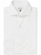 Kingsman - Drake's Cotton Oxford Shirt - White