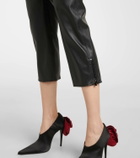 Magda Butrym Low-rise leather capris