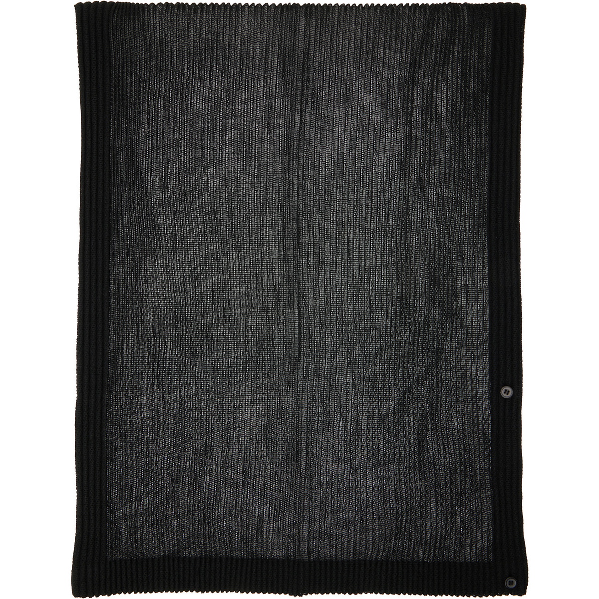 HOMME PLISSÉ ISSEY MIYAKE Black Rustic Mesh Scarf