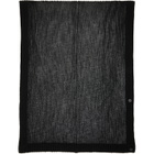 HOMME PLISSÉ ISSEY MIYAKE Black Rustic Mesh Scarf