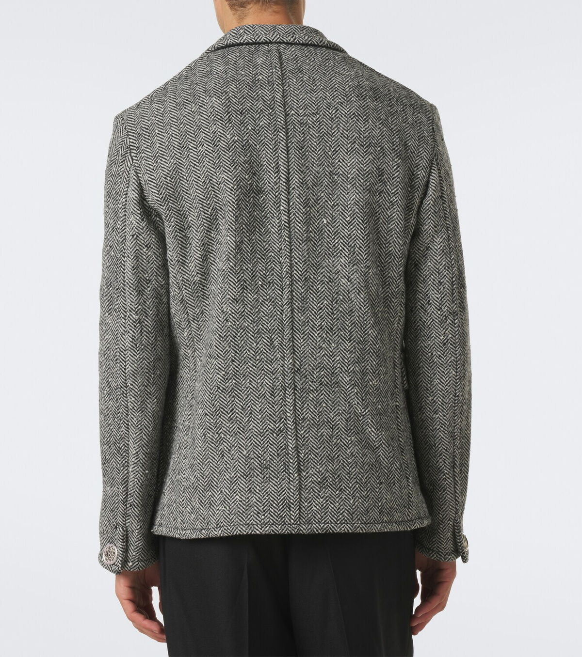 Junya Watanabe Herringbone wool-blend blazer