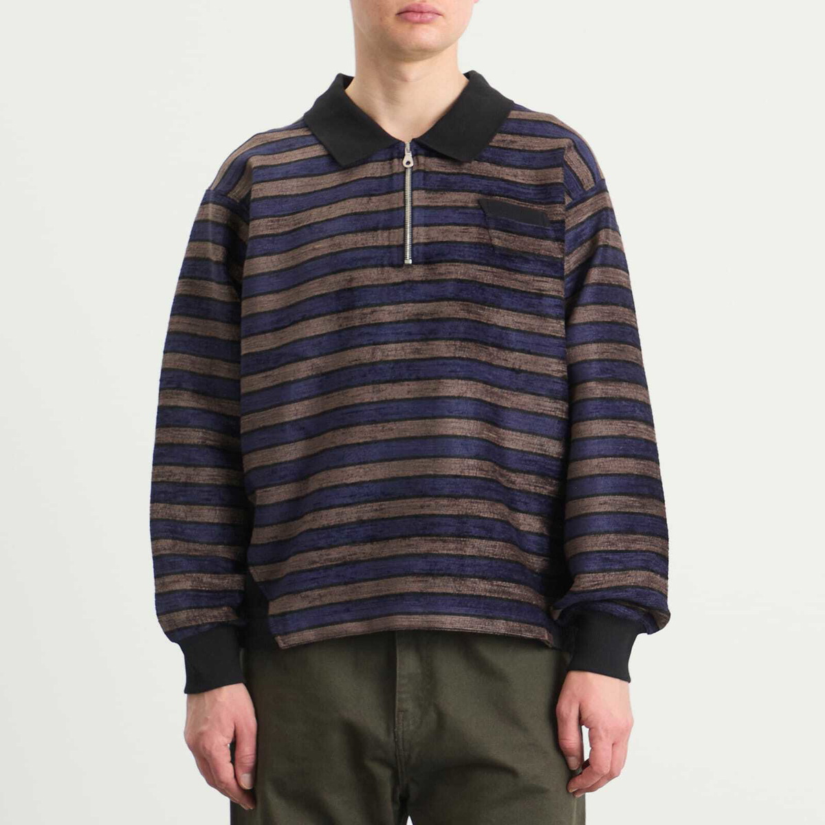 Le Père Men's Teddy Polo Jumper in Cheshire