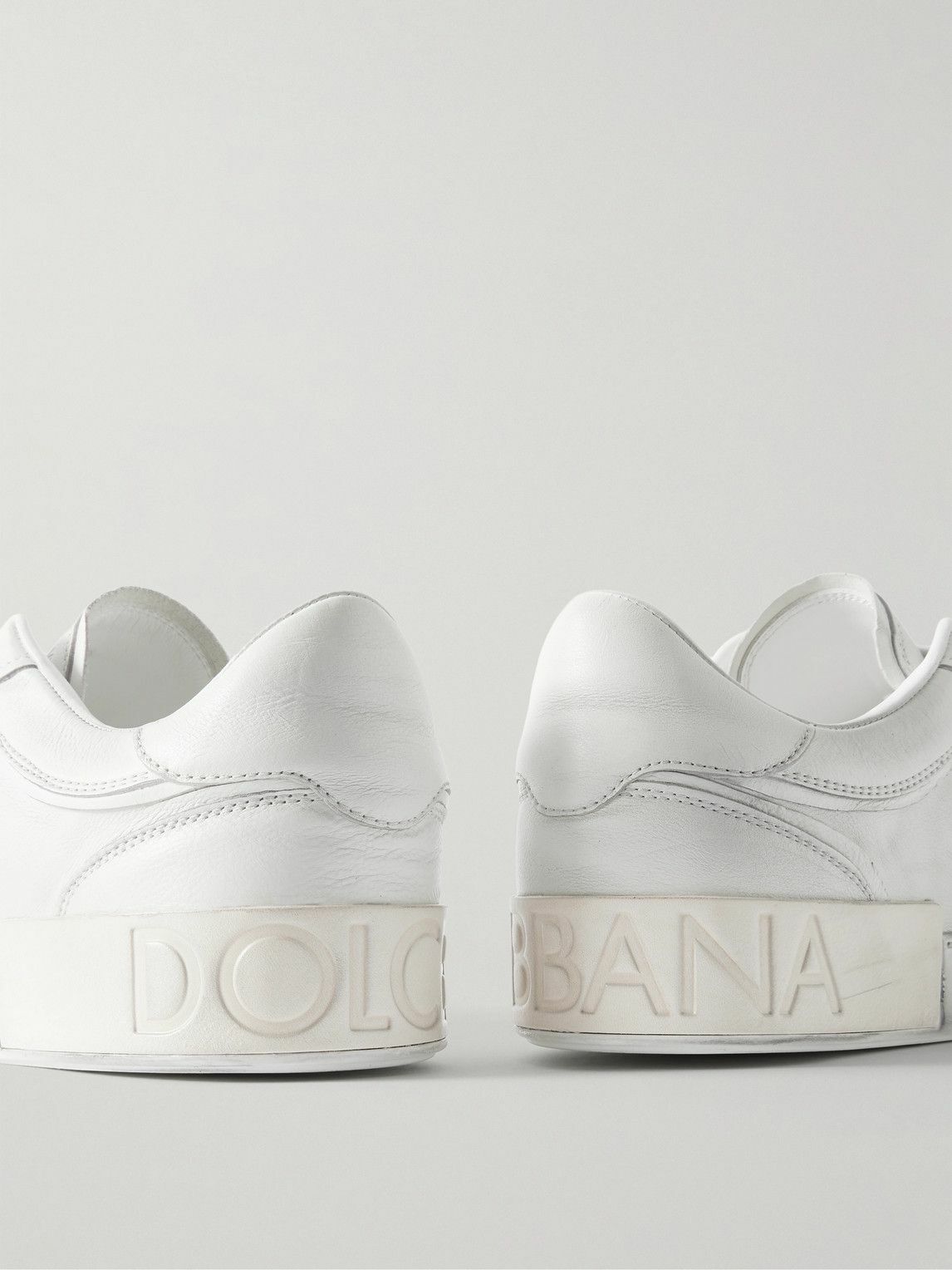 Dolce&Gabbana - Leather Sneakers - White